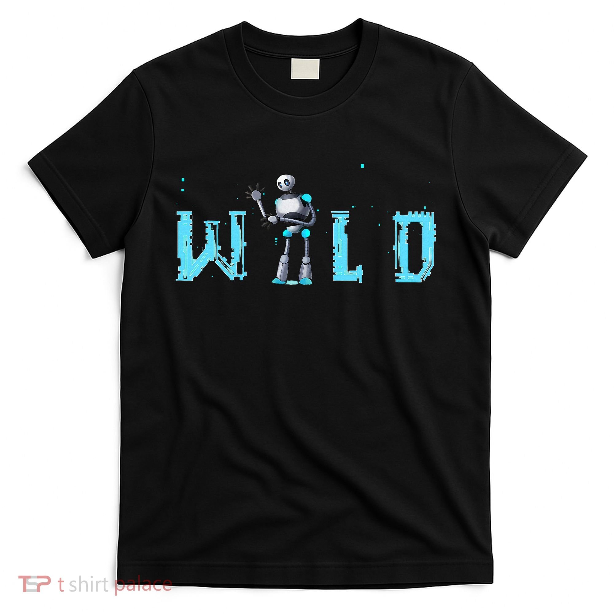 Wild Retro Vintage Robotic Robot Scifi Tech Art T-Shirt