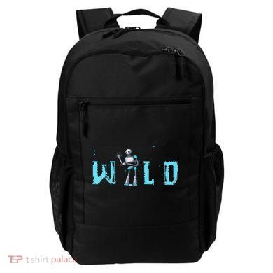 Wild Retro Vintage Robotic Robot Scifi Tech Art Backpack