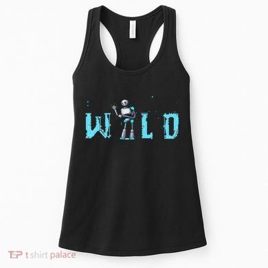 Wild Retro Vintage Robotic Robot Scifi Tech Art Women's Tank Top