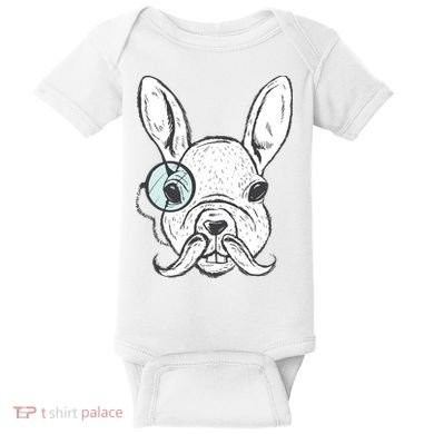 White Rabbit Baby Bodysuit
