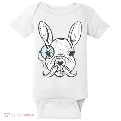 White Rabbit Baby Bodysuit
