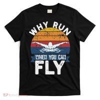 Why Run When You Can Fly Butterfly Stroke Swim Team Swimmi T-Shirt thumb 0