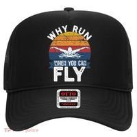 Why Run When You Can Fly Butterfly Stroke Swim Team Swimmi Hat thumb 0