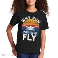Why Run When You Can Fly Butterfly Stroke Swim Team Swimmi Kids T-Shirt thumb 2