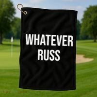Whatever Russ Golf Towel thumb 1