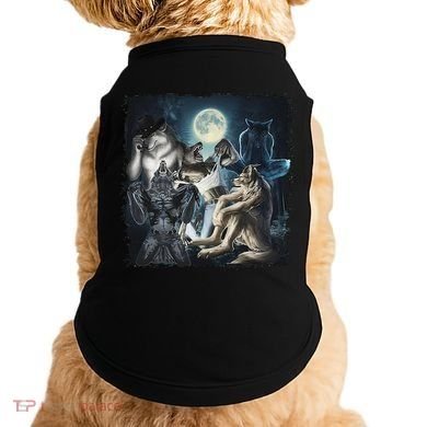 Wolf Ripping Werewolf Alpha Wolf Funny Oddly Meme Doggie Tank