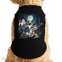 Wolf Ripping Werewolf Alpha Wolf Funny Oddly Meme Doggie Tank thumb 0