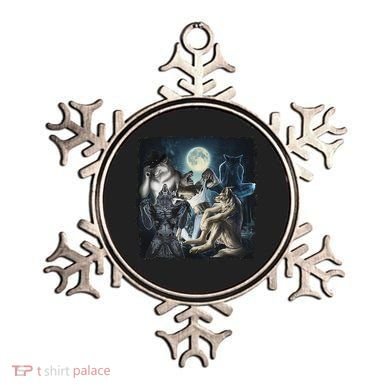 Wolf Ripping Werewolf Alpha Wolf Funny Oddly Meme Ornament