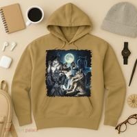 Wolf Ripping Werewolf Alpha Wolf Funny Oddly Meme Hoodie thumb 3