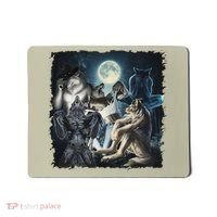 Wolf Ripping Werewolf Alpha Wolf Funny Oddly Meme Mousepad thumb 0