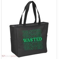 Wasted Retro Tote Bag thumb 2