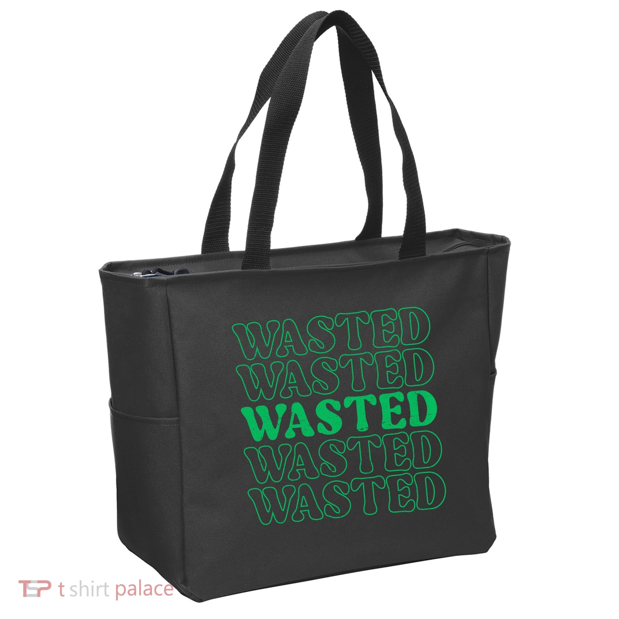 Wasted Retro Tote Bag