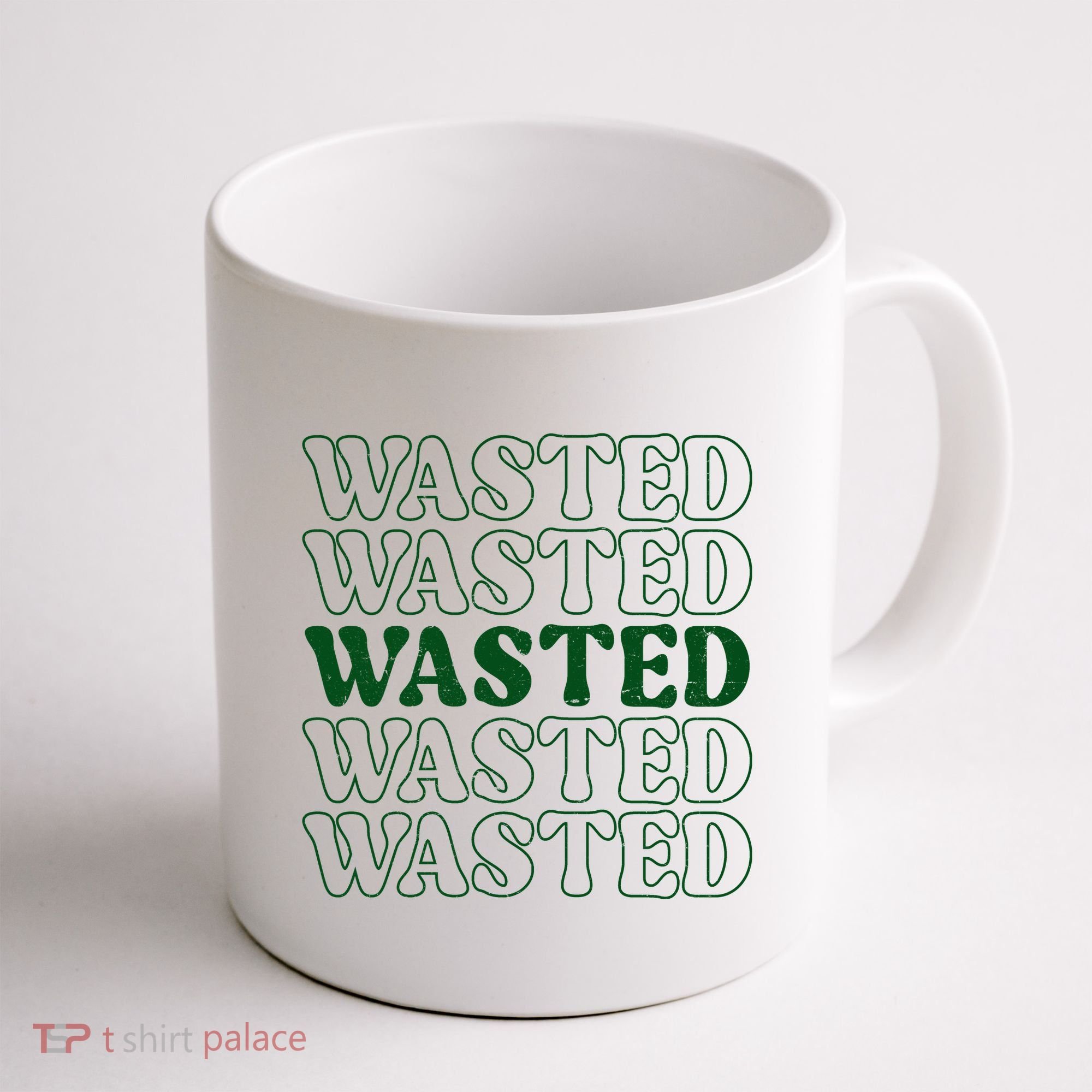 Wasted Retro Coffee Mug