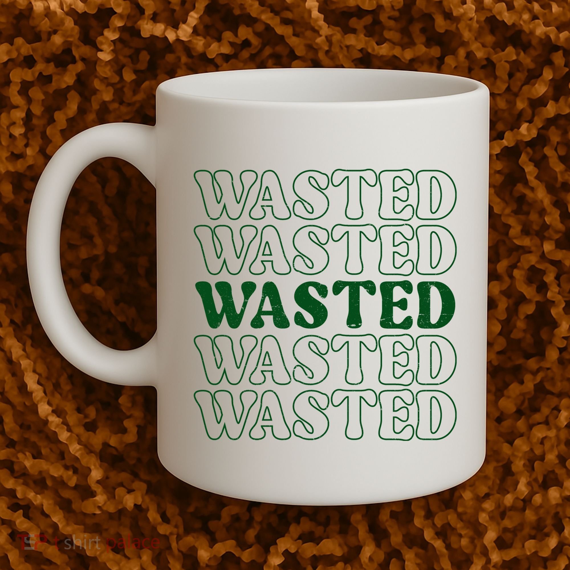 Wasted Retro Coffee Mug