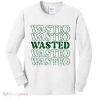 Wasted Retro Kids Long Sleeve Shirt thumb 0