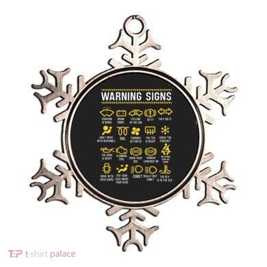 Warning Signs 101 Funny Car Mechanic Ornament
