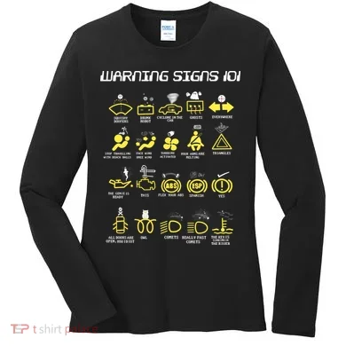 Warning Signs 101 Women's Long Sleeve Shirt