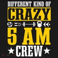 Workout Squad 5AM Crew Funny Gym Quote Apron thumb 3