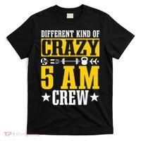 Workout Squad 5AM Crew Funny Gym Quote T-Shirt thumb 0