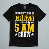 Workout Squad 5AM Crew Funny Gym Quote T-Shirt thumb 5