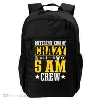Workout Squad 5AM Crew Funny Gym Quote Backpack thumb 0