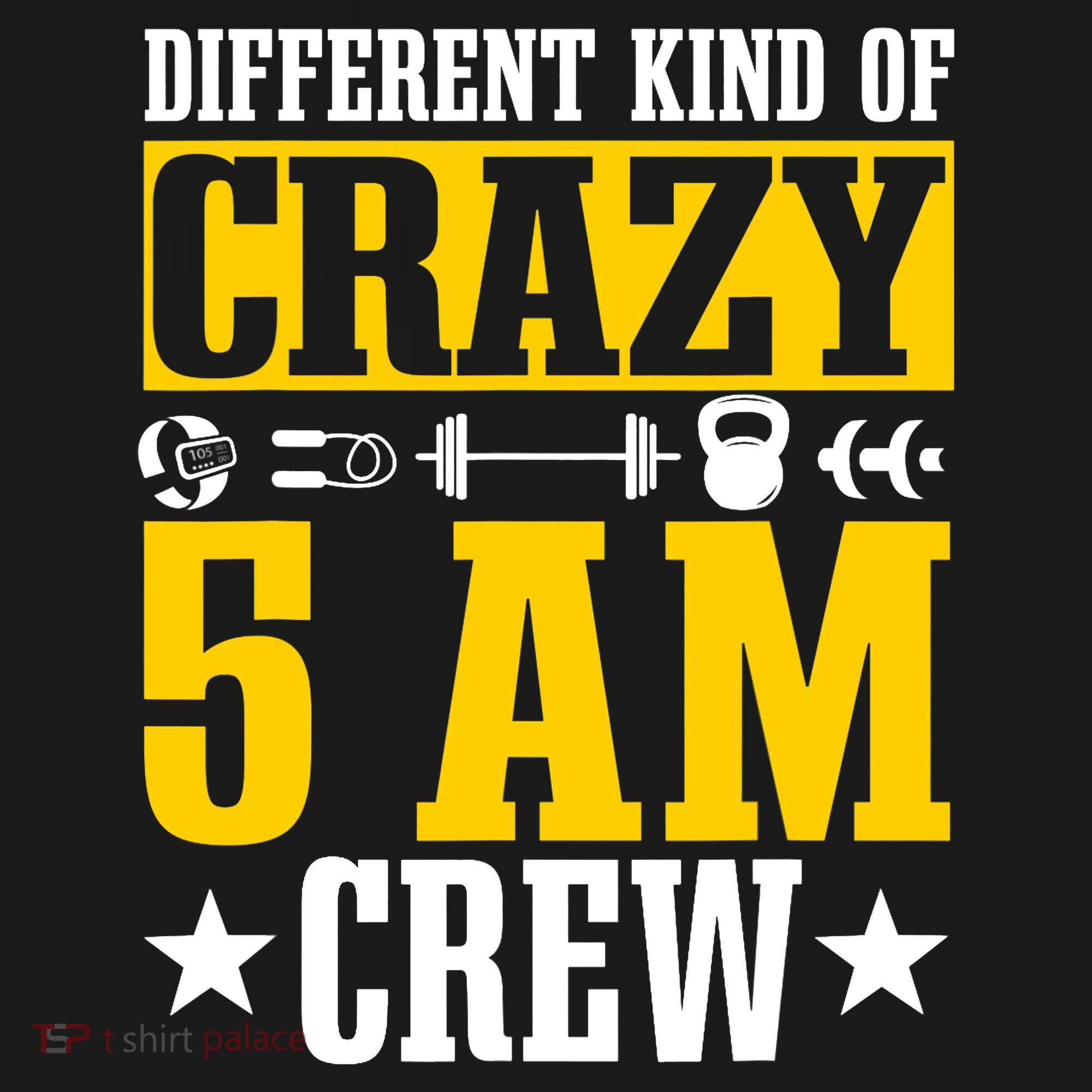 Workout Squad 5AM Crew Funny Gym Quote Backpack