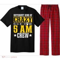 Workout Squad 5AM Crew Funny Gym Quote Pajama Set thumb 0