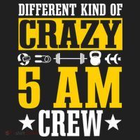 Workout Squad 5AM Crew Funny Gym Quote Tumbler thumb 3