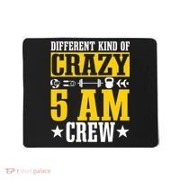 Workout Squad 5AM Crew Funny Gym Quote Mousepad thumb 0