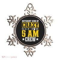 Workout Squad 5AM Crew Funny Gym Quote Ornament thumb 0