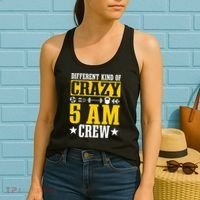 Workout Squad 5AM Crew Funny Gym Quote Women's Tank Top thumb 2