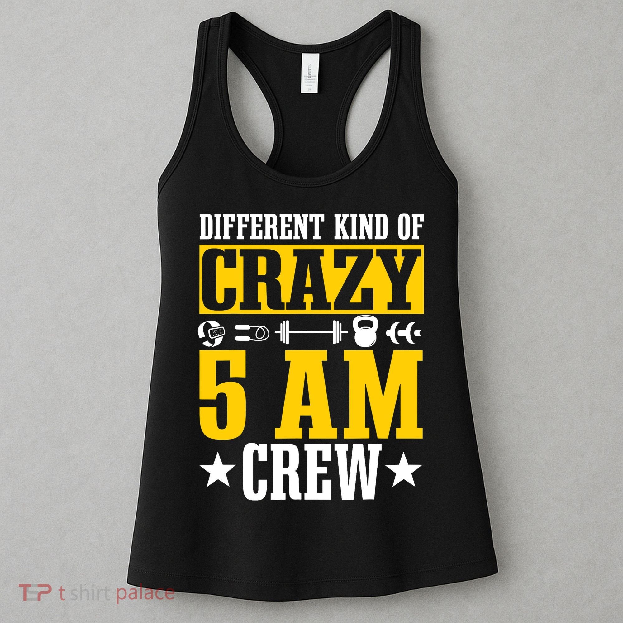 Workout Squad 5AM Crew Funny Gym Quote Women's Tank Top