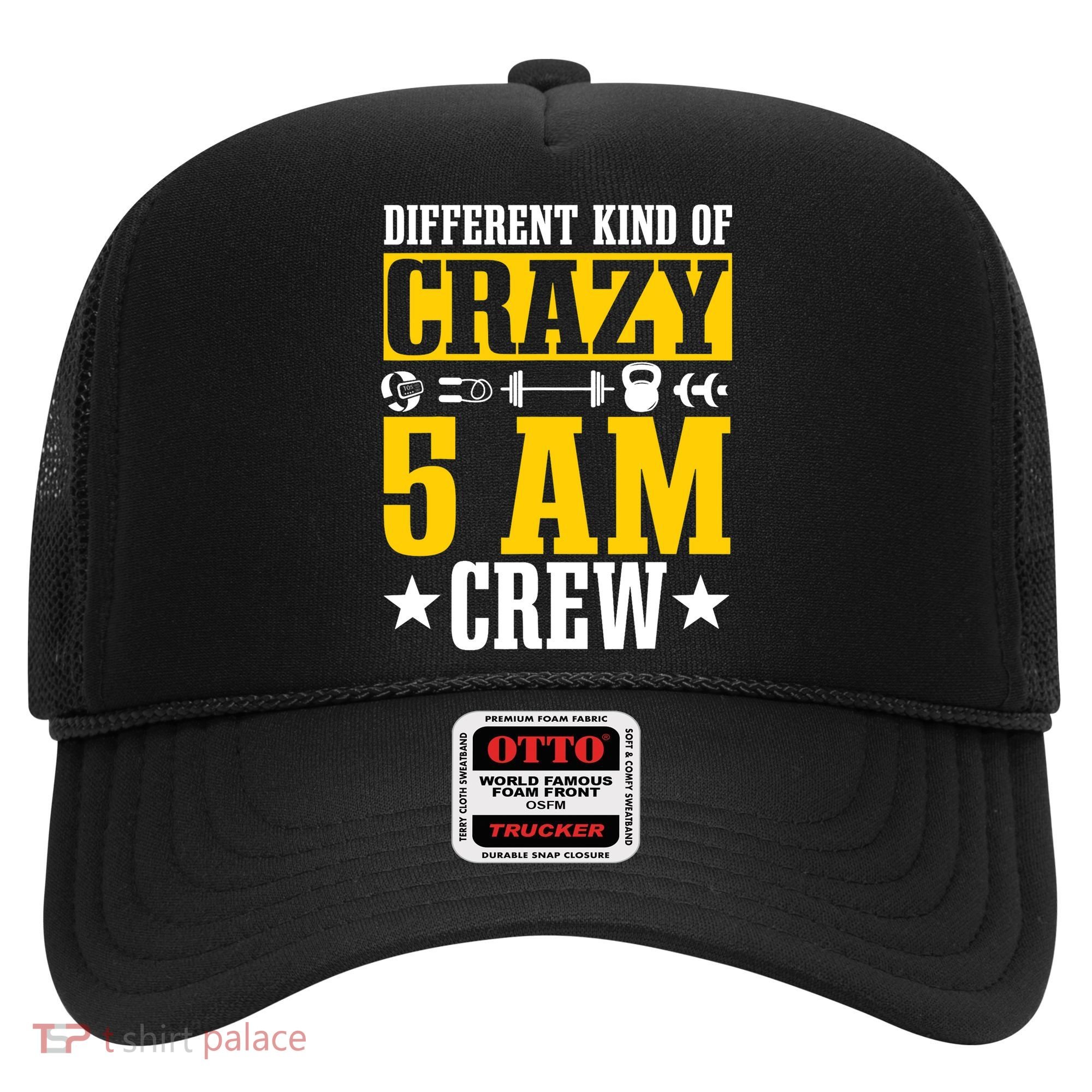 Workout Squad 5AM Crew Funny Gym Quote Hat
