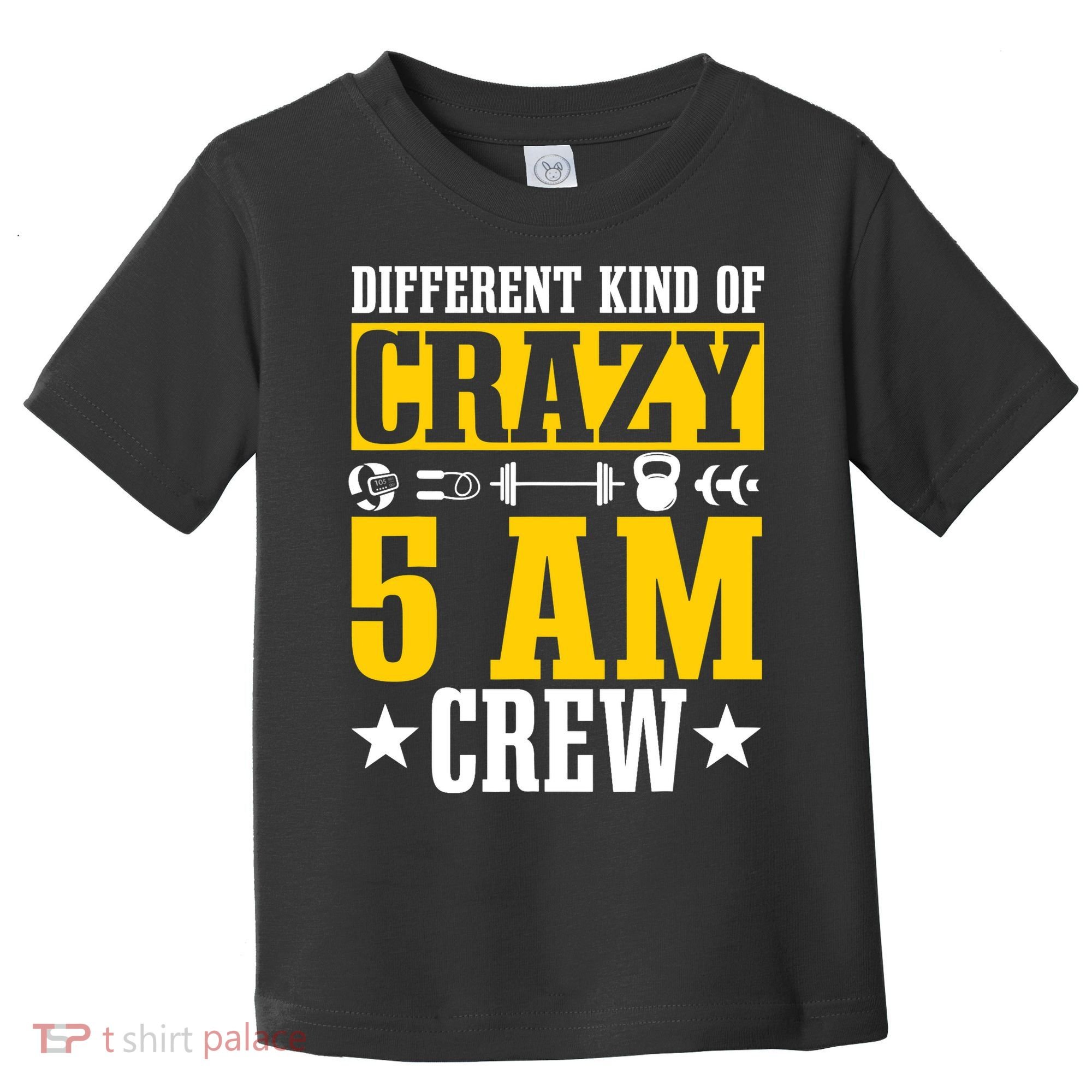 Workout Squad 5AM Crew Funny Gym Quote Toddler T-Shirt