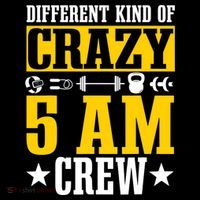 Workout Squad 5AM Crew Funny Gym Quote Women's T-Shirt thumb 6