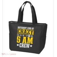Workout Squad 5AM Crew Funny Gym Quote Tote Bag thumb 3