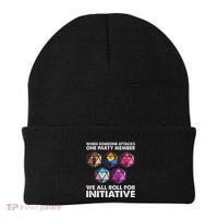 When Someone Attacks One Party Member We Roll For Initiative Beanie thumb 0