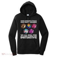When Someone Attacks One Party Member We Roll For Initiative Women's Hoodie thumb 0