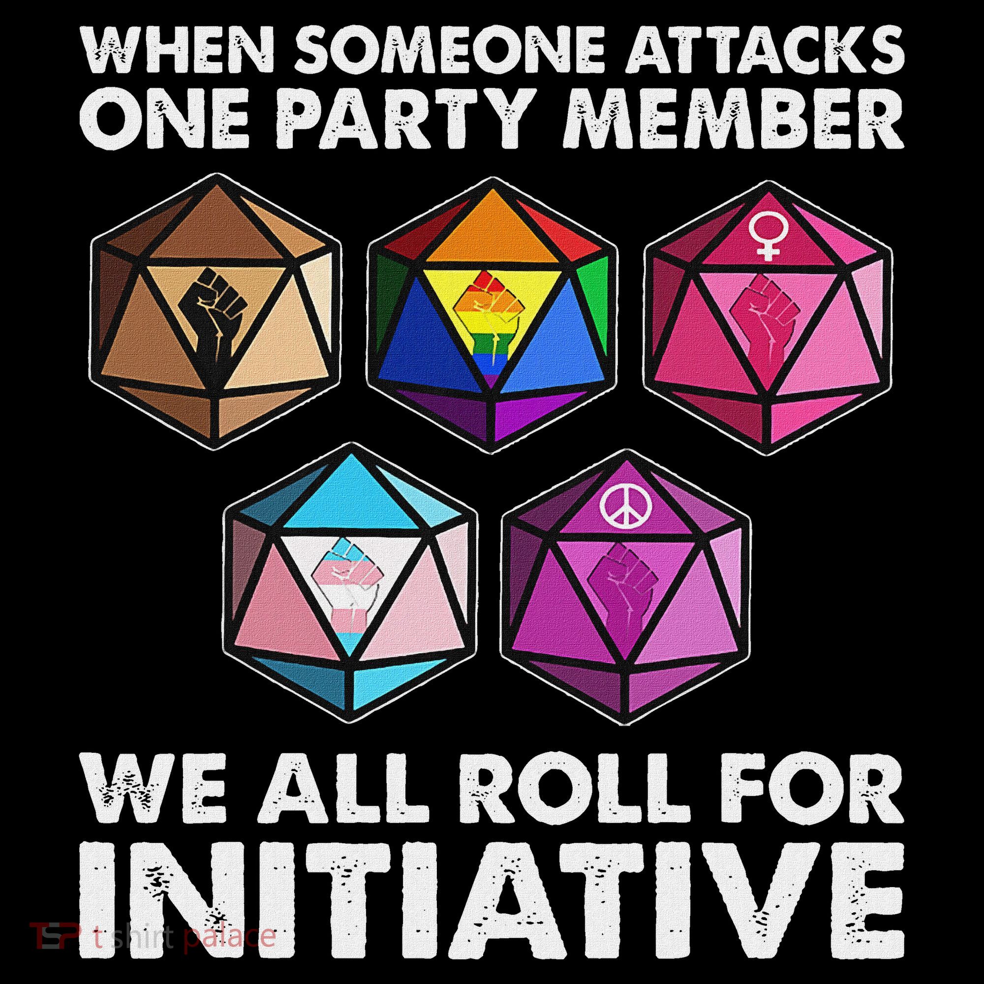 When Someone Attacks One Party Member We Roll For Initiative Mousepad