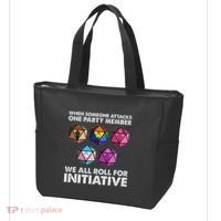 When Someone Attacks One Party Member We Roll For Initiative Tote Bag thumb 3