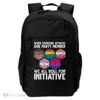 When Someone Attacks One Party Member We All Roll For Initiative Backpack thumb 0