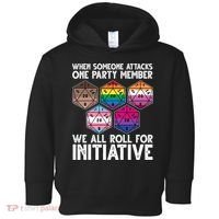 When Someone Attacks One Party Member We All Roll For Initiative Toddler Hoodie thumb 0
