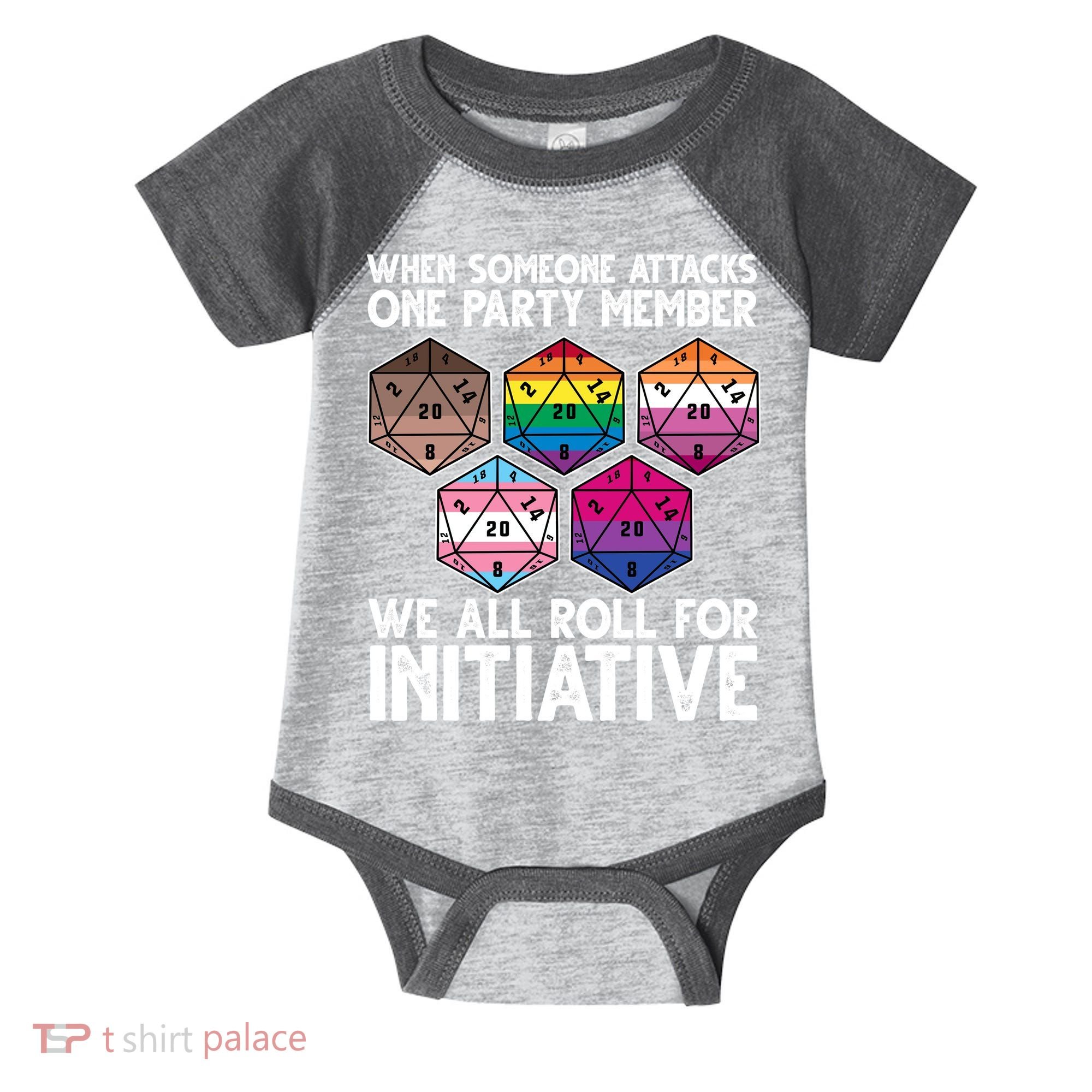 When Someone Attacks One Party Member We All Roll For Initiative Infant Baby Jersey Bodysuit
