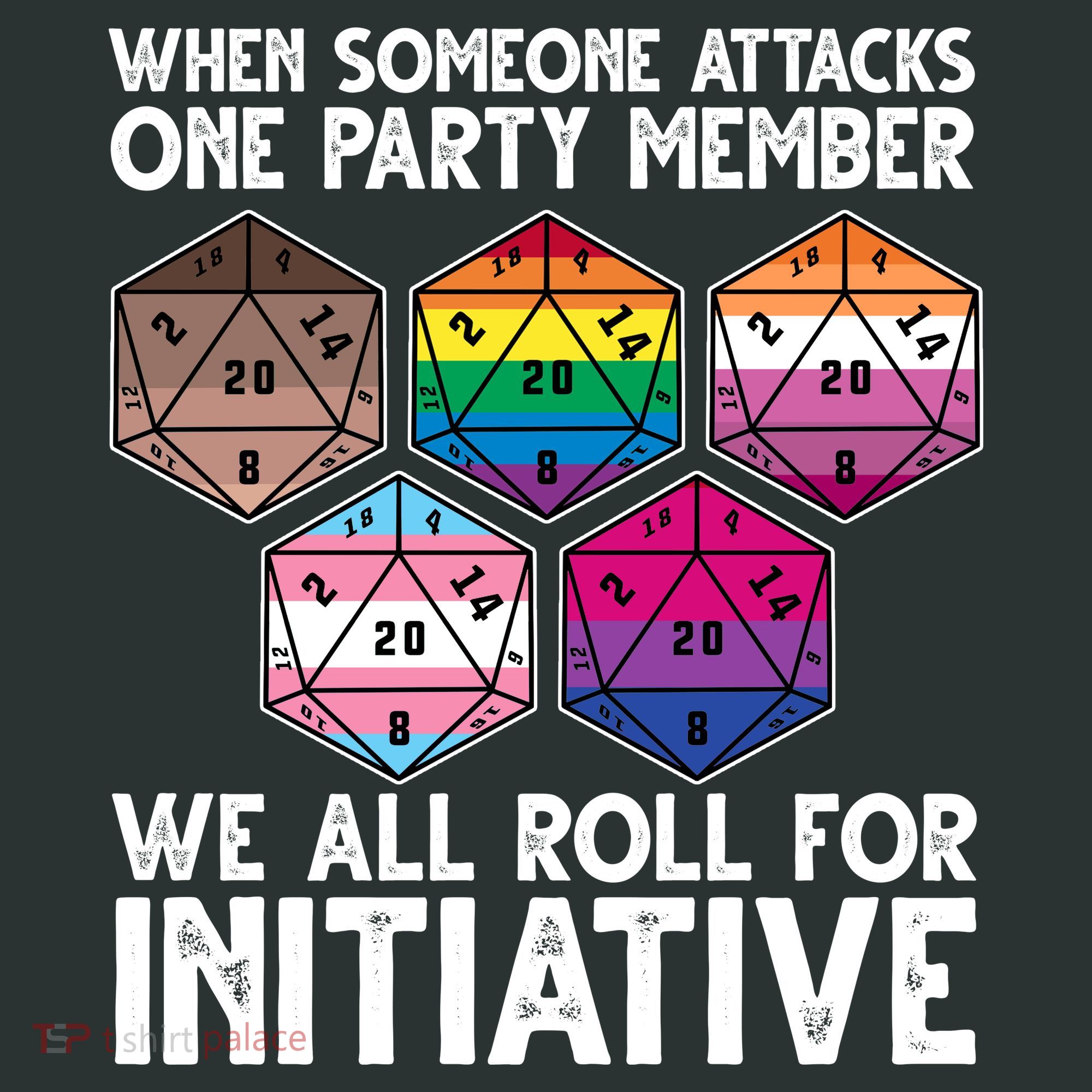When Someone Attacks One Party Member We All Roll For Initiative Infant Baby Jersey Bodysuit