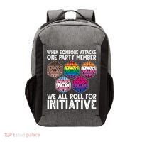 When Someone Attacks One Party Member We All Roll For Initiative Vector Backpack thumb 0