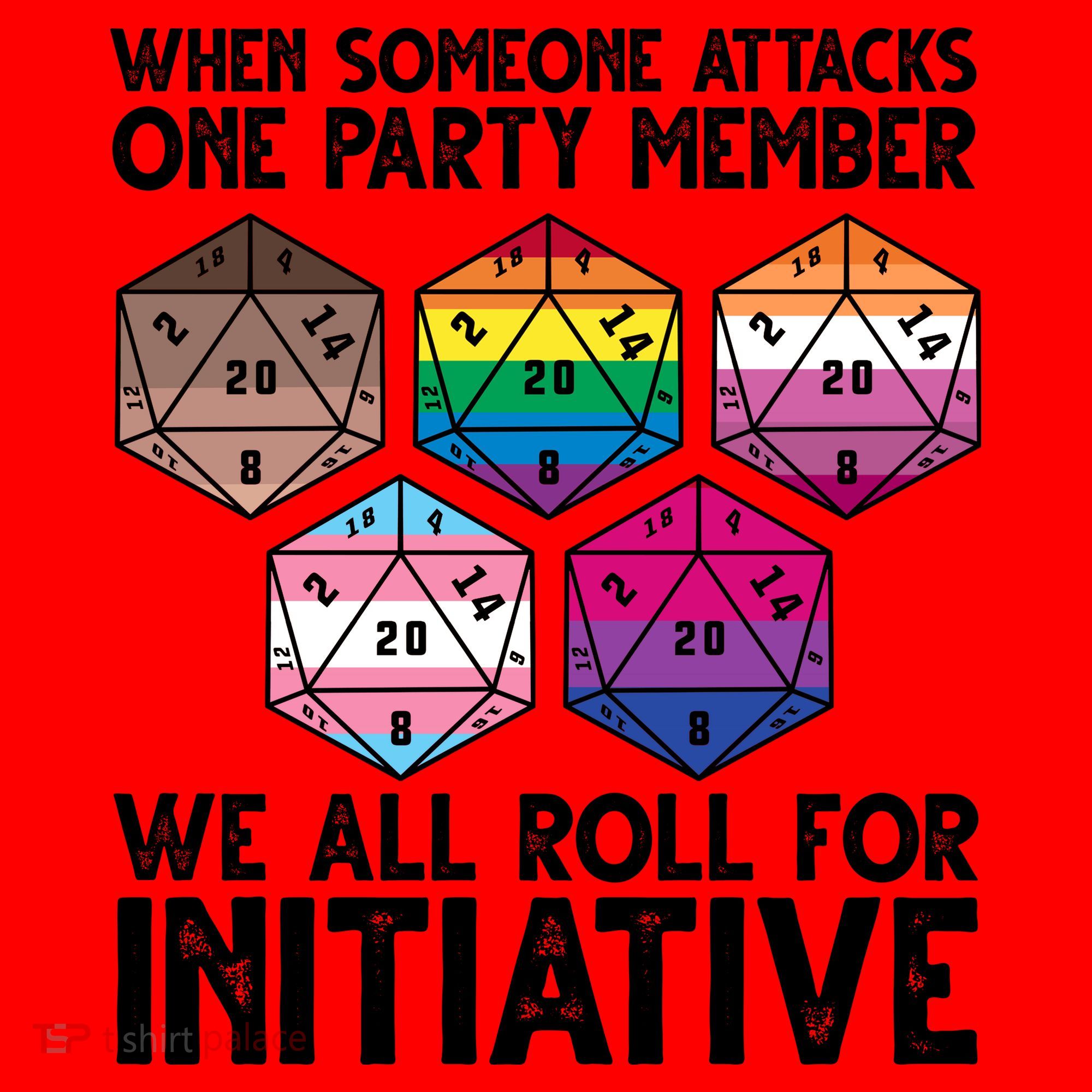 When Someone Attacks One Party Member We All Roll For Initiative Santa Hat