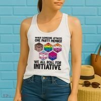 When Someone Attacks One Party Member We All Roll For Initiative Women's Tank Top thumb 2