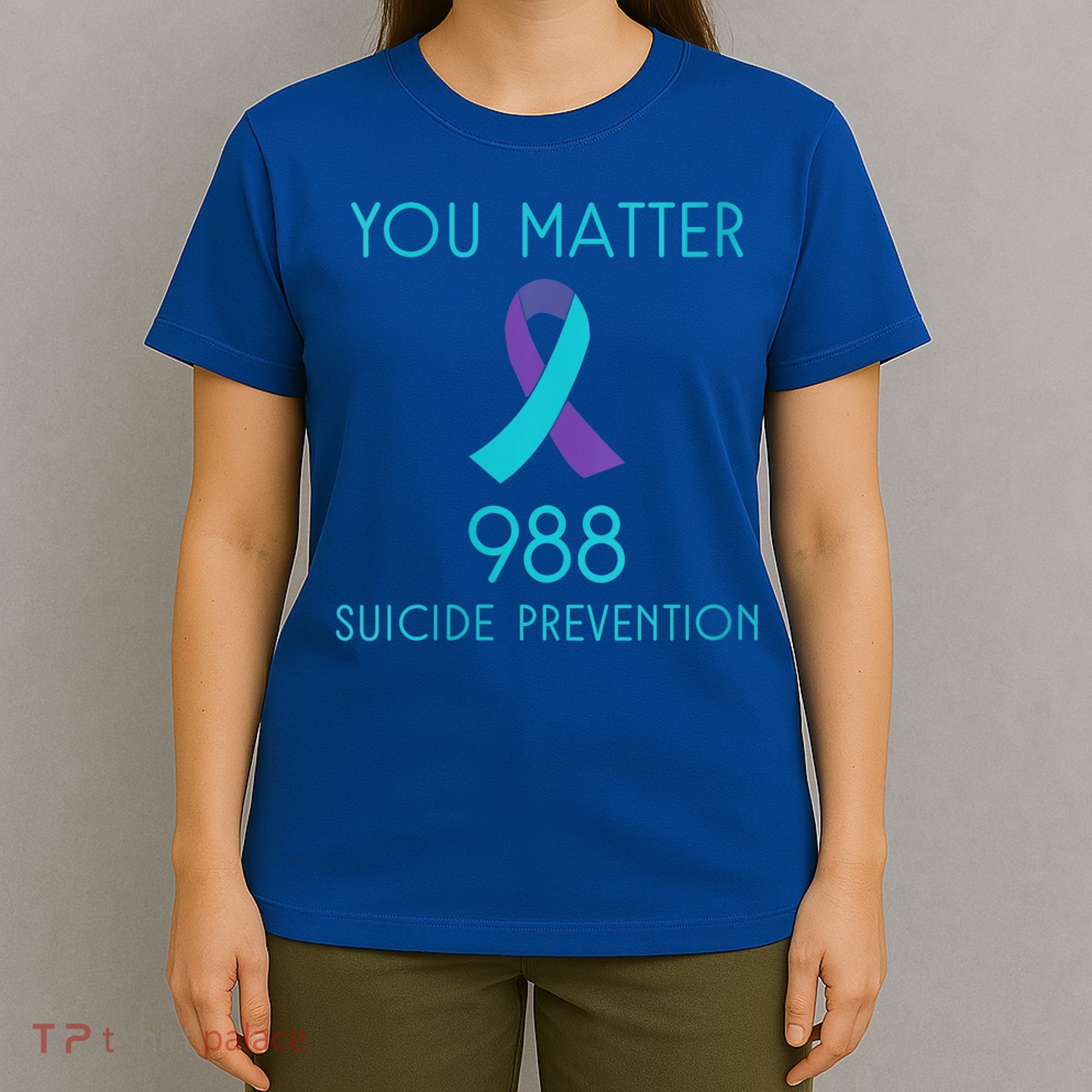 Womens Suicide Awareness 988 Shirt Suicide Prevention 988 Shirt T-Shirt