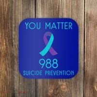 Womens Suicide Awareness 988 Shirt Suicide Prevention 988 Shirt Coaster thumb 0