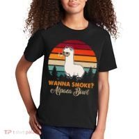 Wanna Smoke Alpaca Bowl Funny Alpaca Kids T-Shirt thumb 2